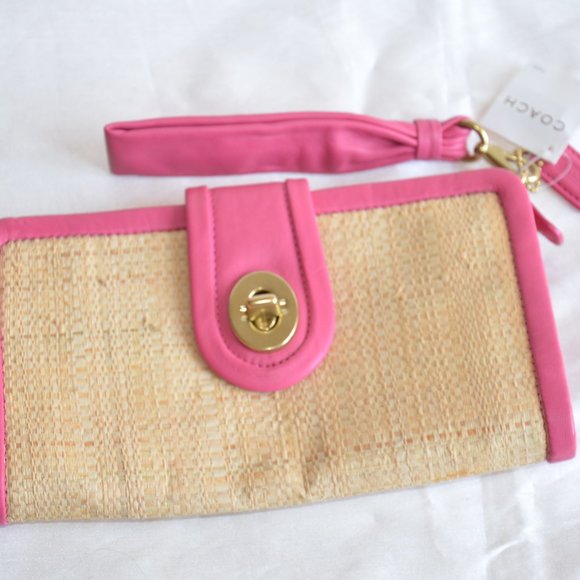 Coach Park Straw clutch - Picture 2 of 9